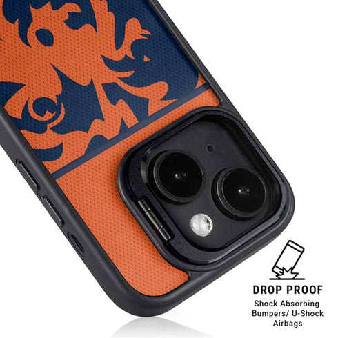 NFL Chicago Bears Zone Block iPhone 14 Kickstand Case